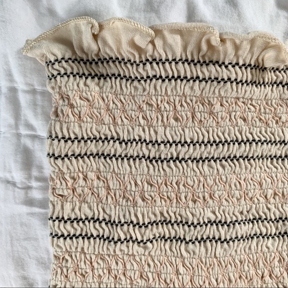 Crop Ruffle Tube Top - Picture 2 of 2